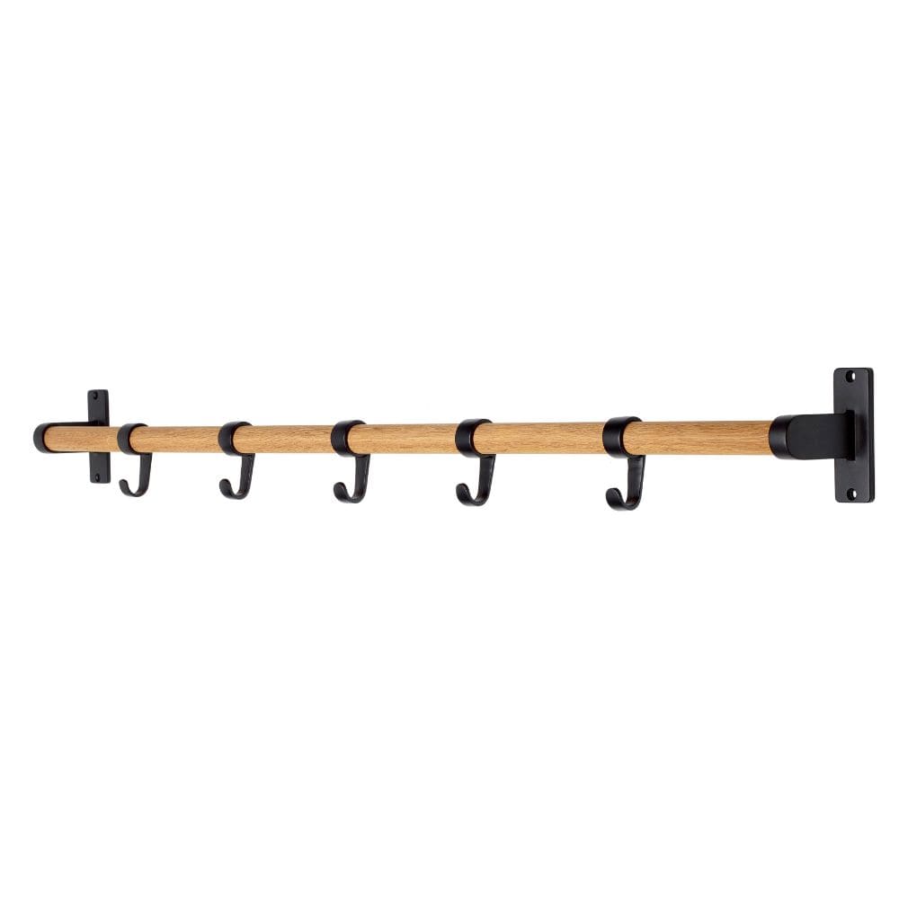 Kroklist Elegant - 1000mm - Svart/Ek