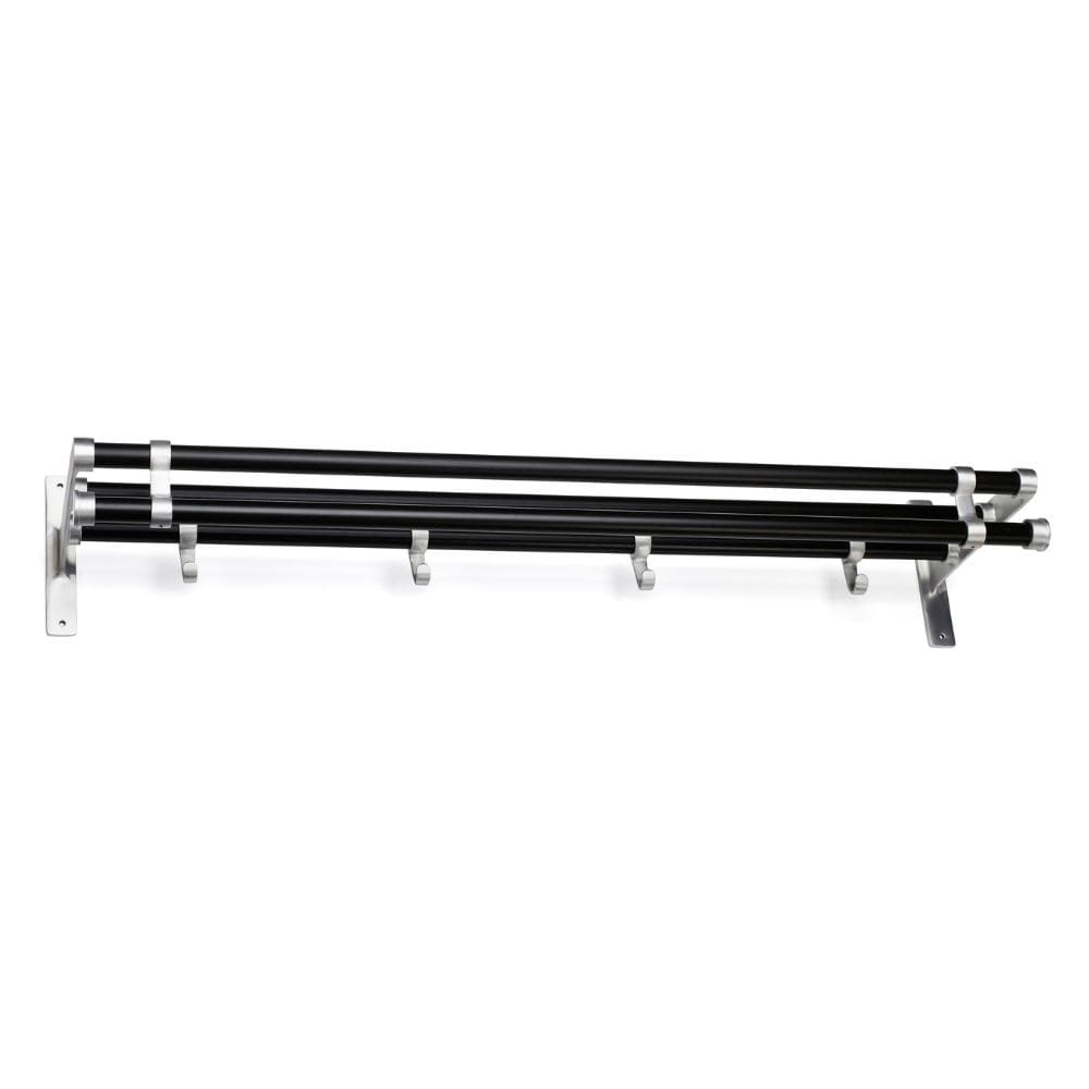 Hatthylla Elegant Plus - 1000mm - Svart/Aluminium