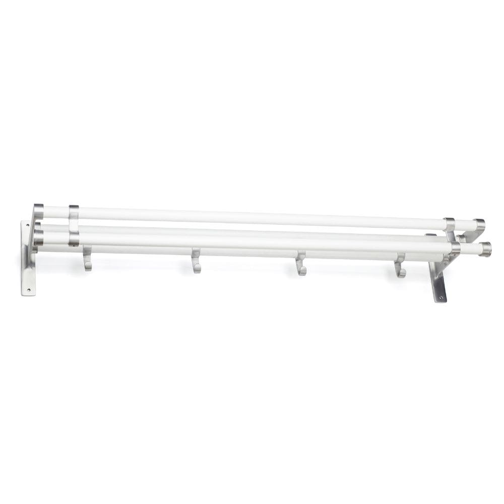 Hatthylla Elegant Plus - 1000mm - Vit/Aluminium