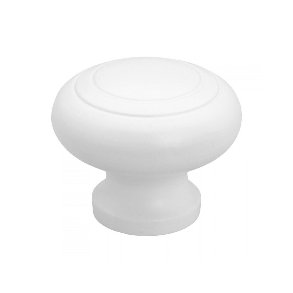Knopp Rillan - 44mm - Vit
