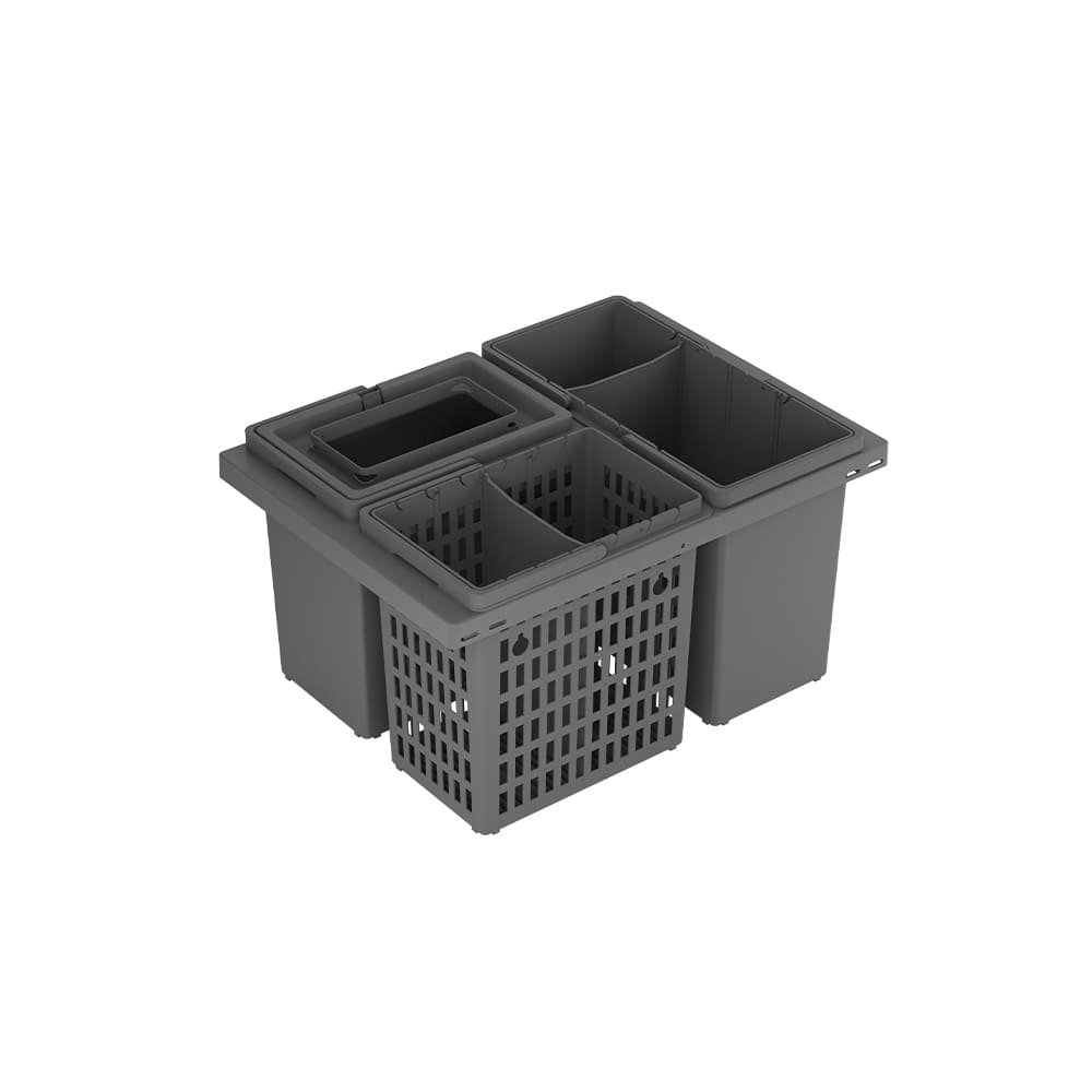 Källsortering Cube Basic Eco - Mörkgrå