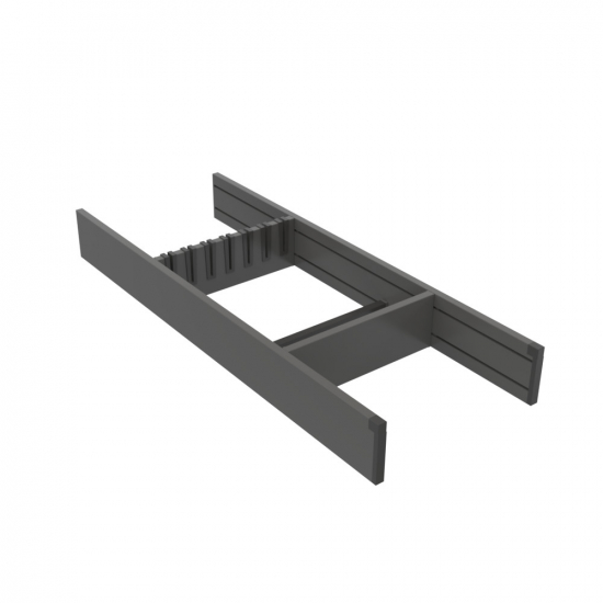 Knivinsats Flex Basic - 500 (473mm) - Mörkgrå