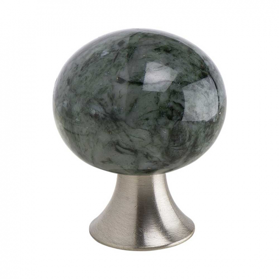 Knopp Bead Straight - Carrara Marmor/Grön i gruppen Knoppar / Färg/Material / Rostfritt hos Beslag Online (304061-11)