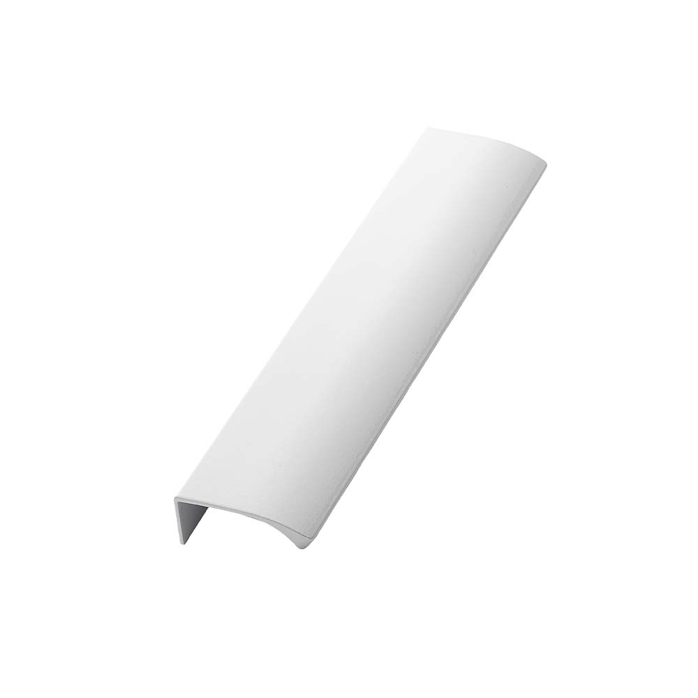 Profilhandtag Edge Straight - 100mm - Vitlackad