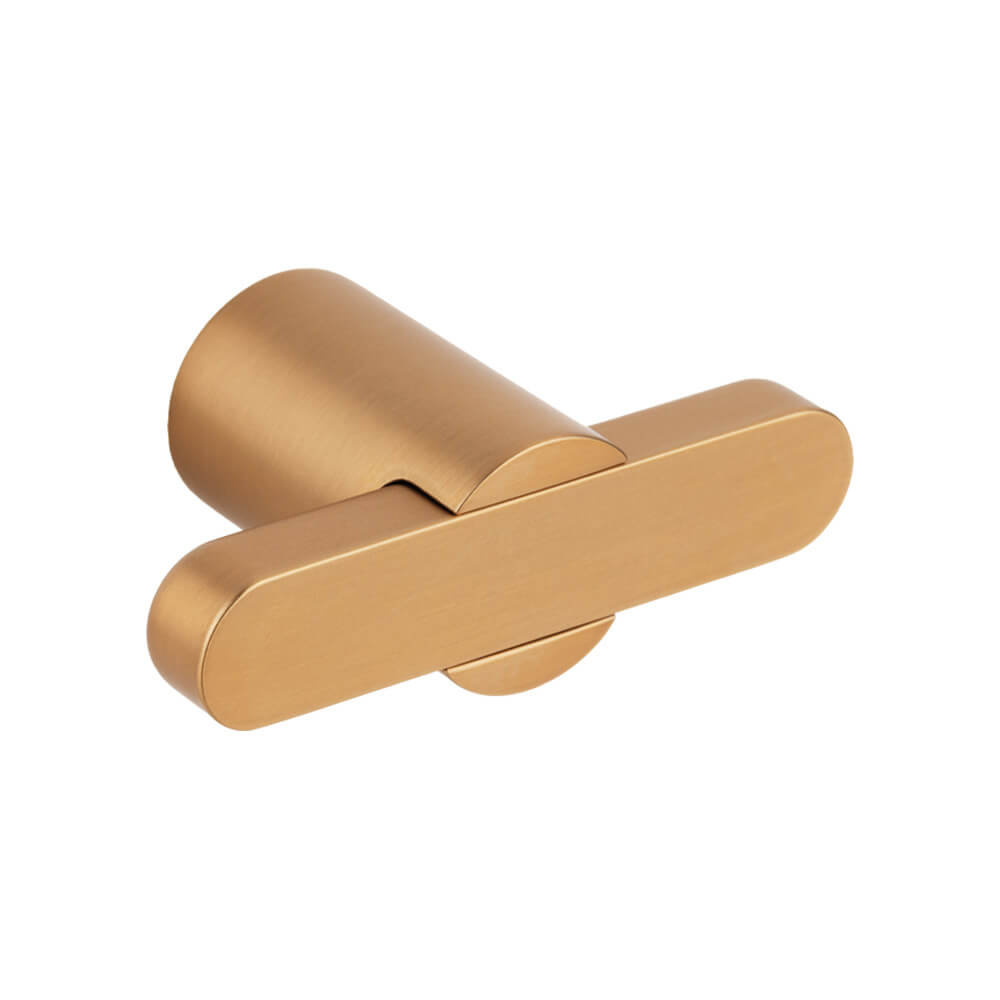 Cabinet Knob T Fusion - Brushed Brass in the group Cabinet Knobs / Color/Material / Brass at Beslag Online (317445-11)