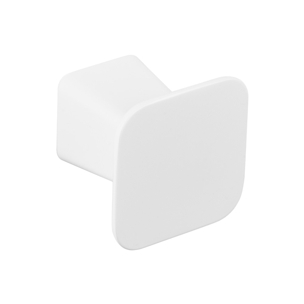 Cabinet Knob Prism - 32x32mm - Matte White in the group Cabinet Knobs / Color/Material / White at Beslag Online (317451-11)