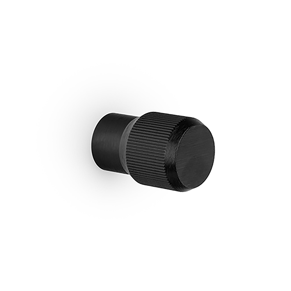 Knopp Brooklyn Ø20mm - Borstad Svart