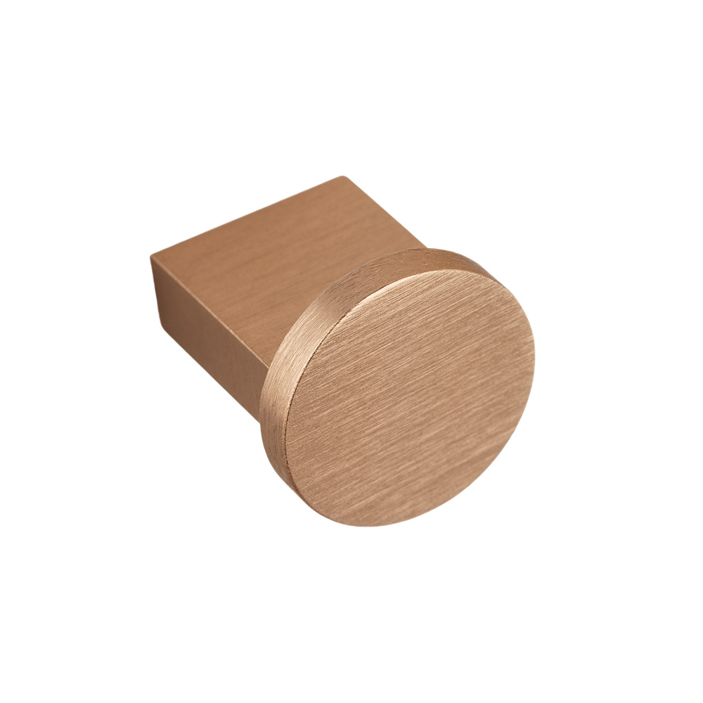 Knopp Nexx Ø25mm - Mörk Borstad Mässing