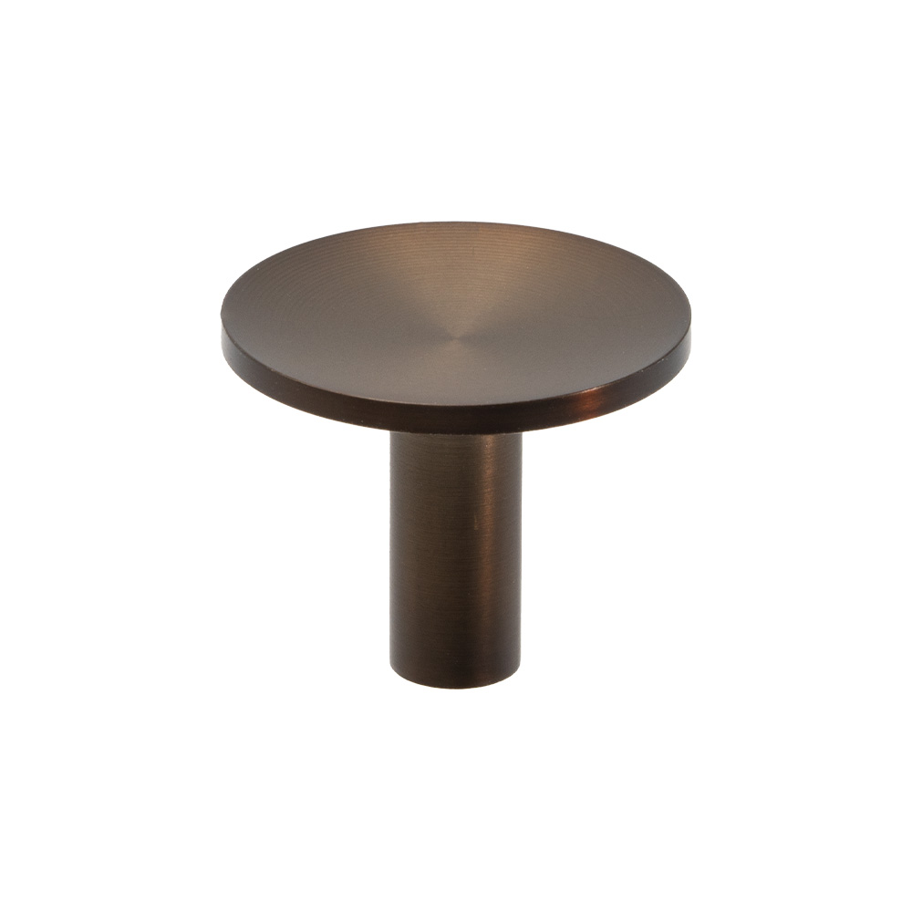 Knopp Sture - 28mm - Brunerad Mässing