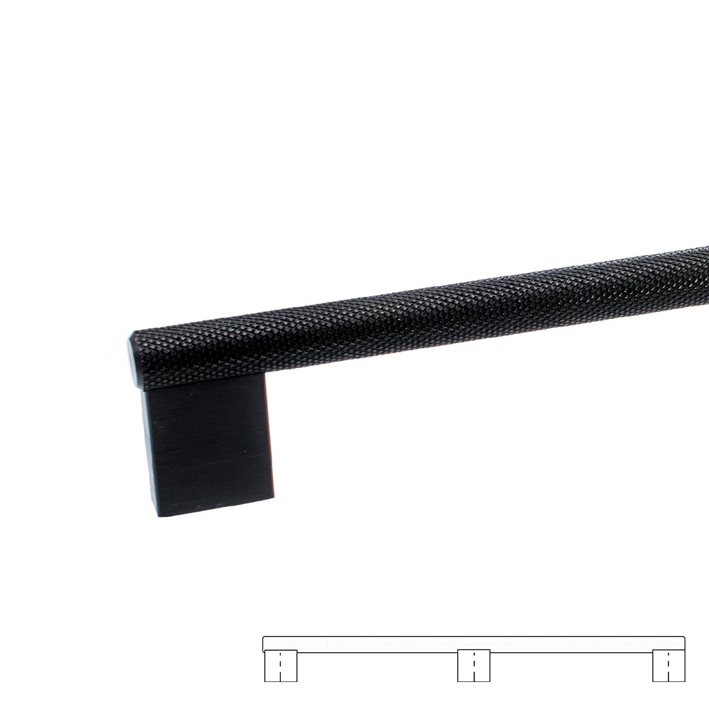 Handtag Graf Mini - 1178mm - Svart