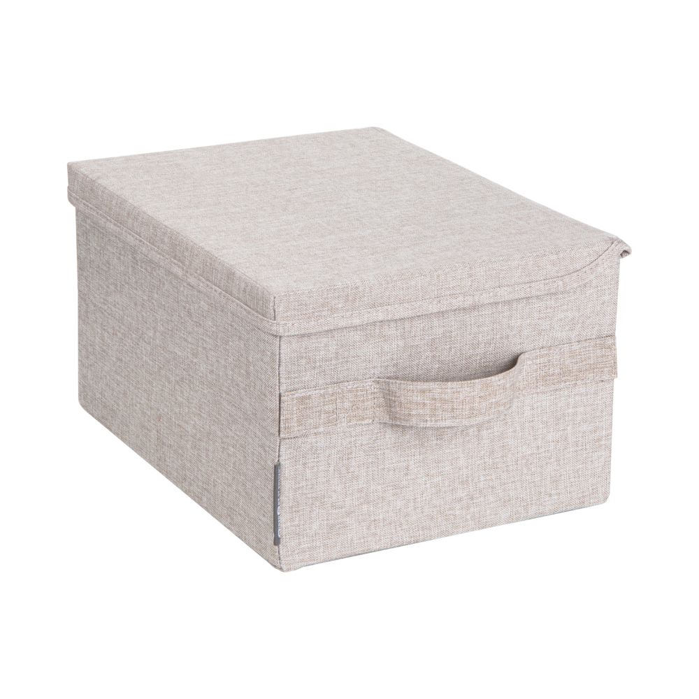 Förvaringslåda med lock - Beige