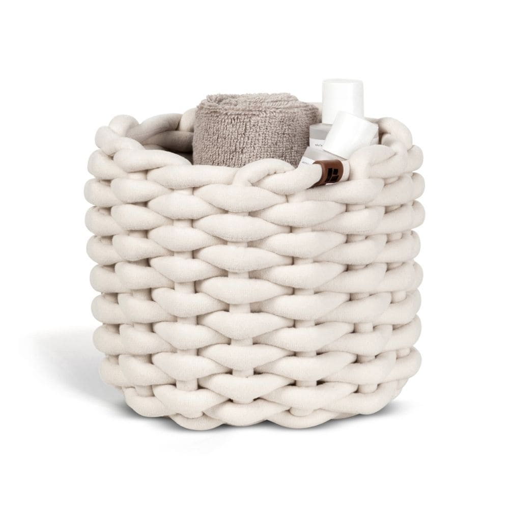 Rund Korg - Off-white