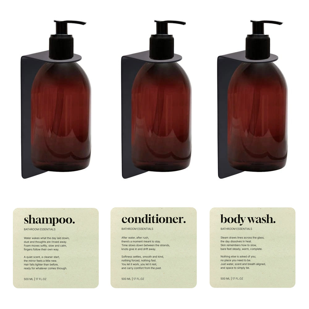 Duschpaket Premium - Mattsvart