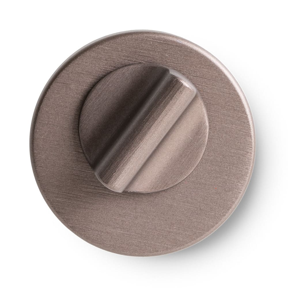 Toalettlås R - Skandinavisk Standard - Mörk Brons
