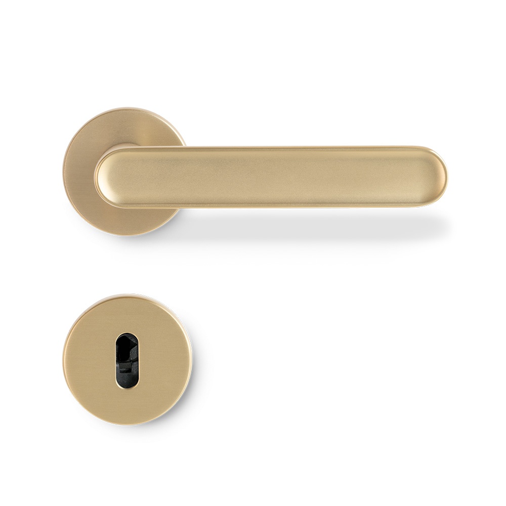 Dörrhandtag Vibe Soft - Borstad Guld