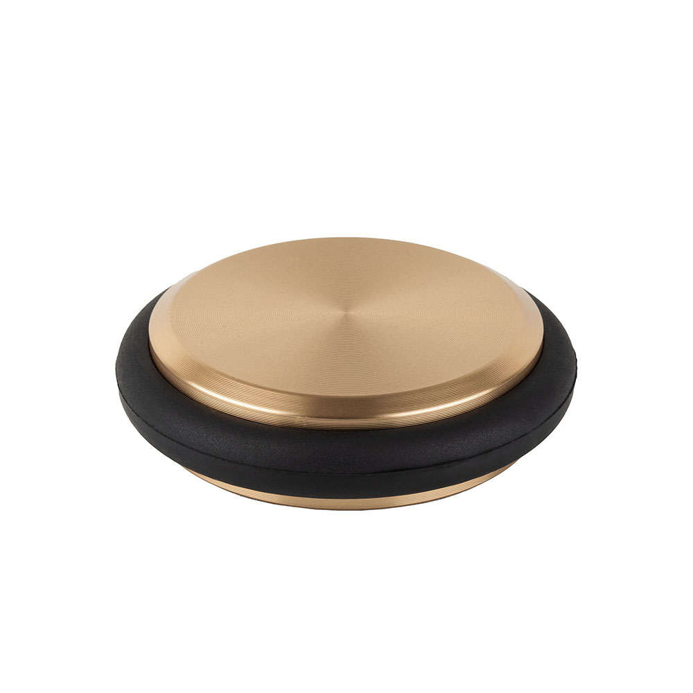 Dörrstopp Low - 68mm - Borstad Mässing