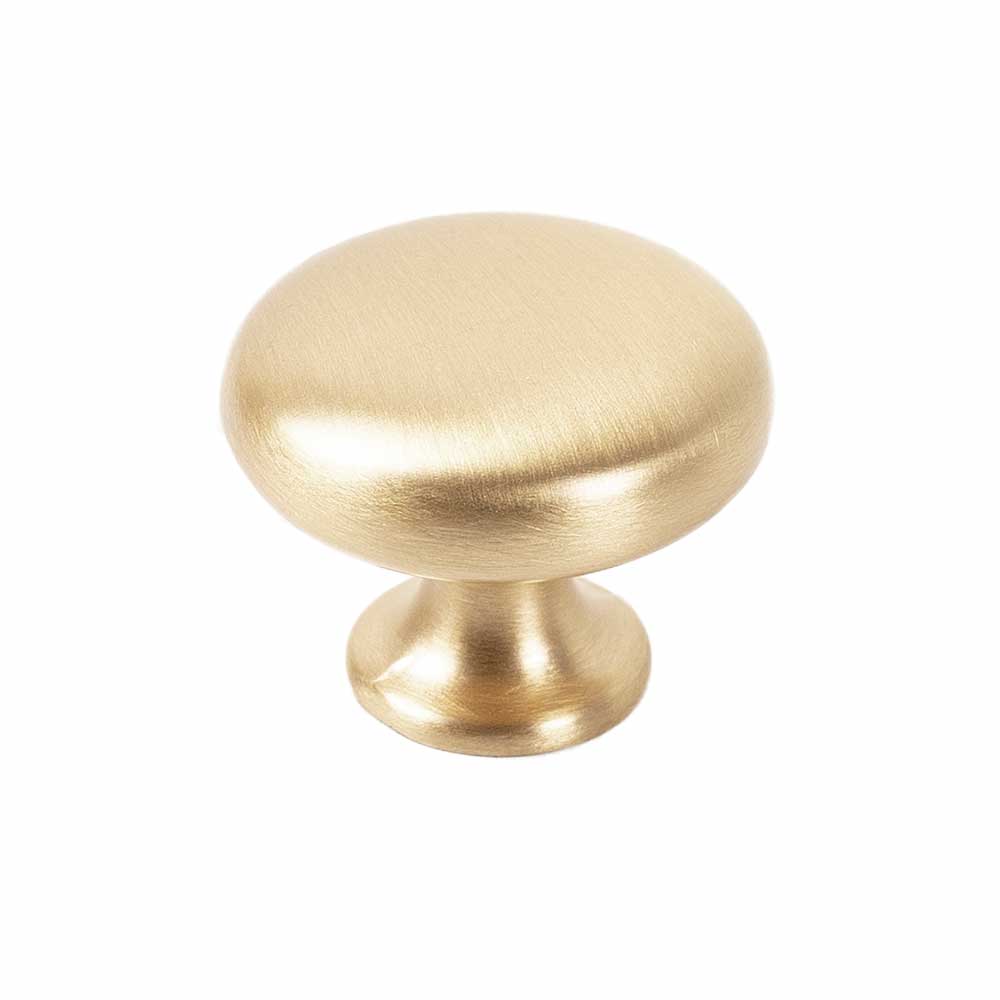 Knopp Duke - 32mm - Borstad Mässing