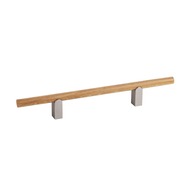 Handtag Kumo Wood - Ek/Rostfri Look