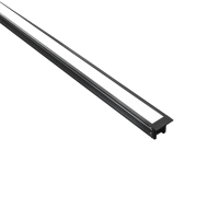 LED-Profil LD8125 - 2000mm - Svart