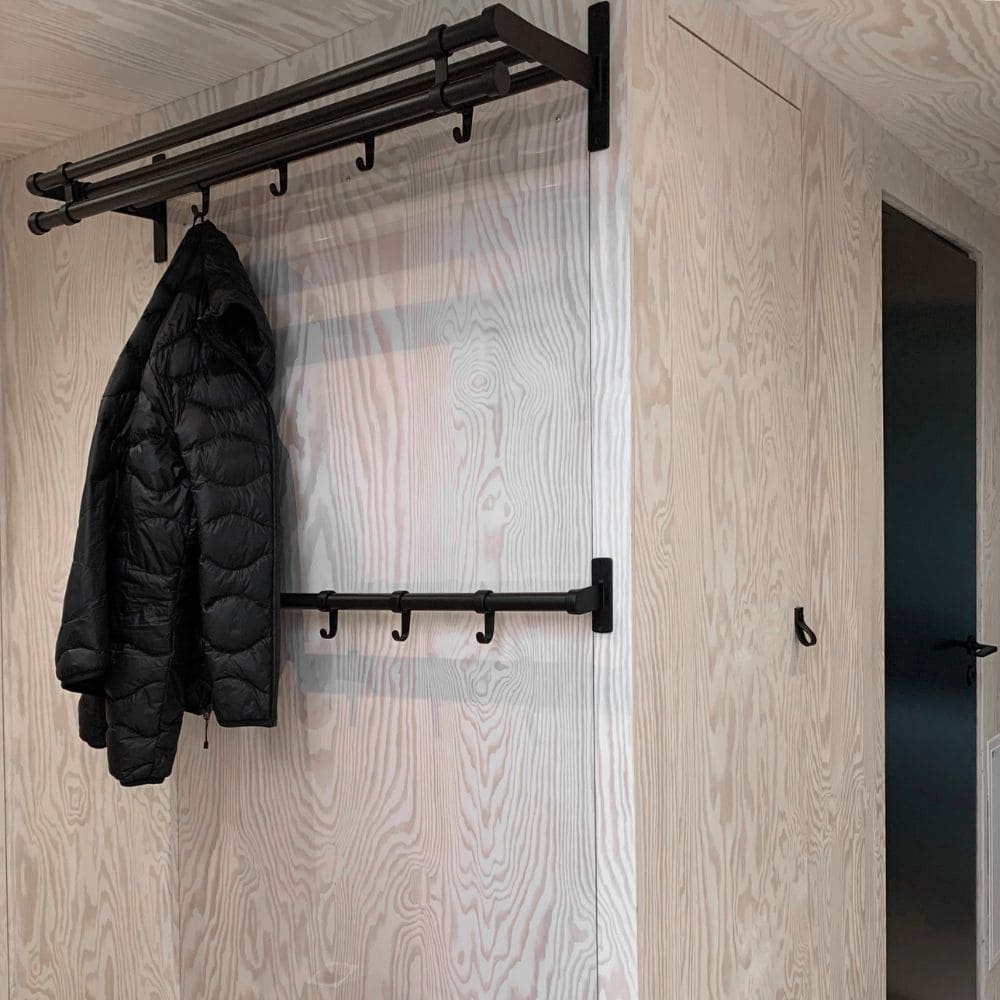 Kroklist Elegant - 1000mm - Svart