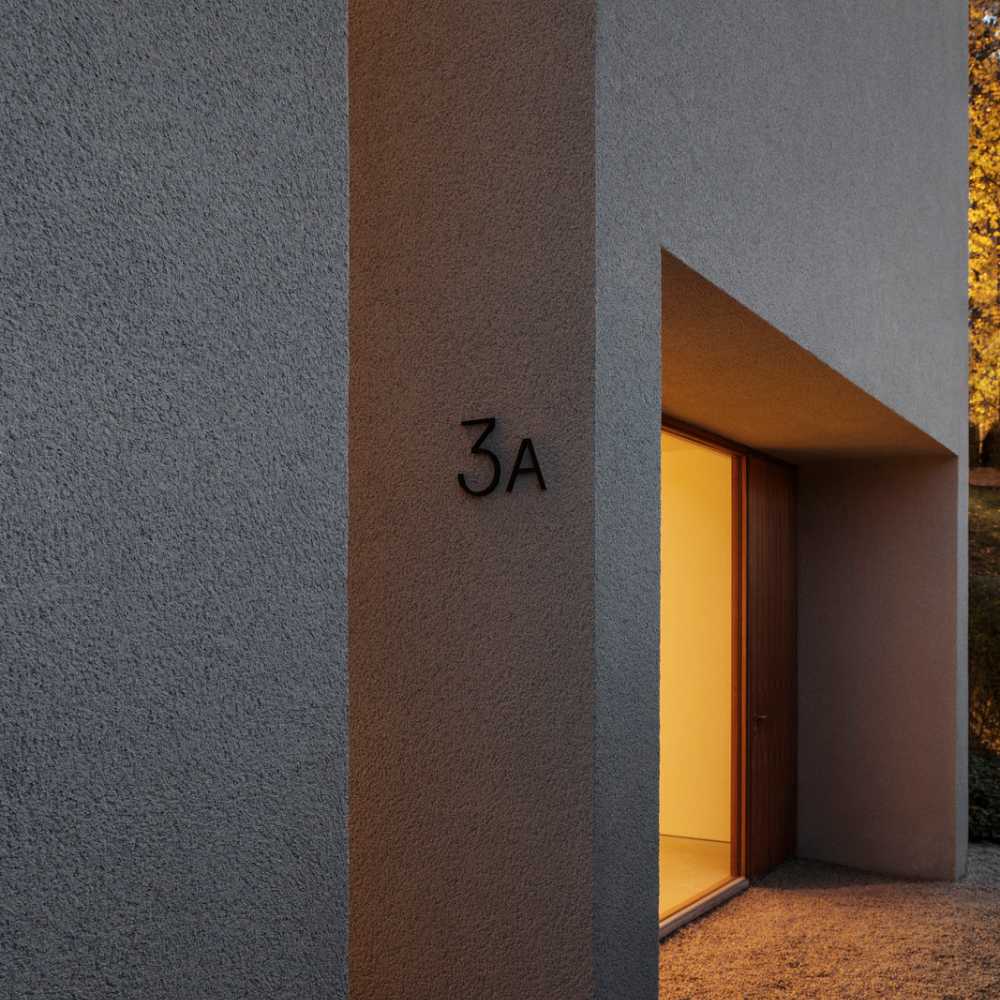 Husbokstav Contemporary - B - Svart