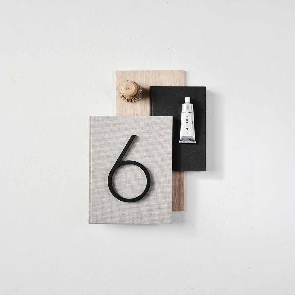 Husnummer Contemporary - 9 - Svart