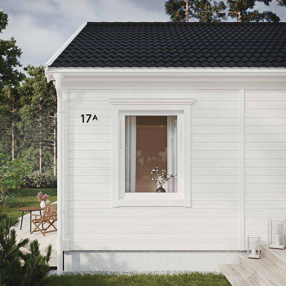 Husbokstav Home - Svart