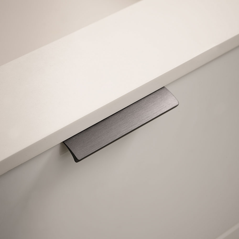 Profilhandtag Edge Straight - Borstad Svart