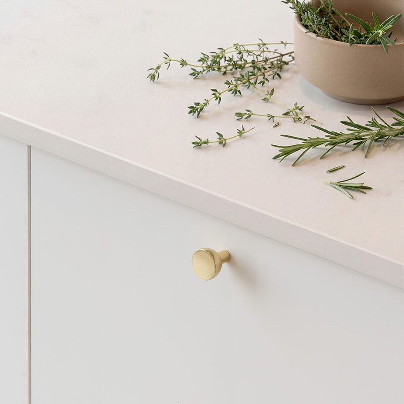 Knopp Copenhagen - 25mm - Polerad Mässing