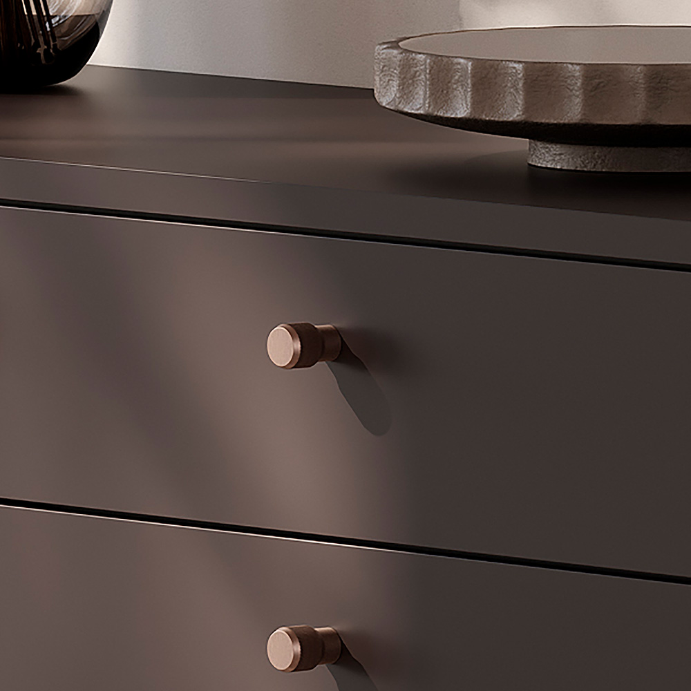 Knopp Brooklyn Ø20mm - Borstad Brons