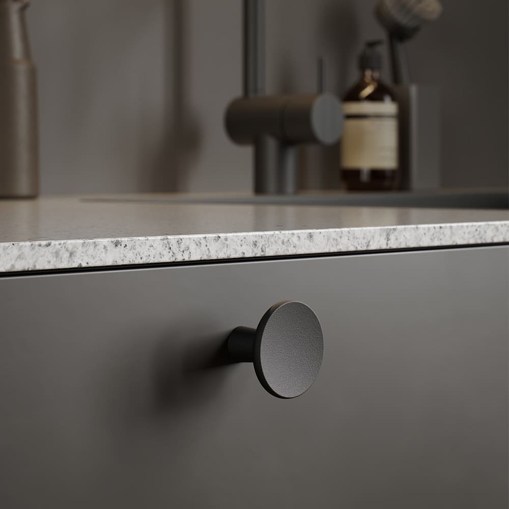 Knopp Terra - Mattsvart