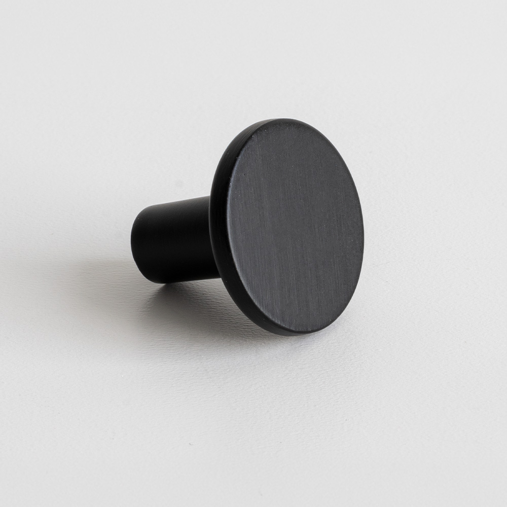 Knopp Lund - 25mm - Mattsvart