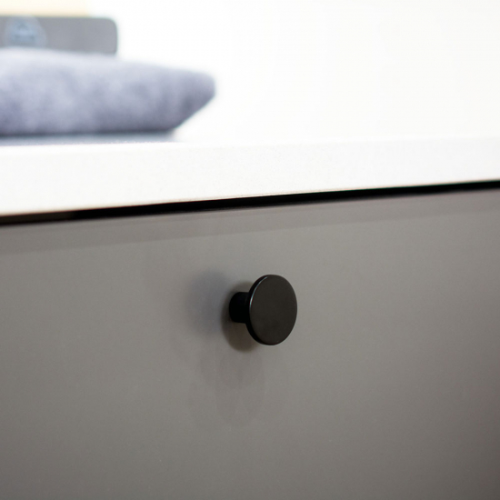 Knopp Como - Rostfritt Stål Finish