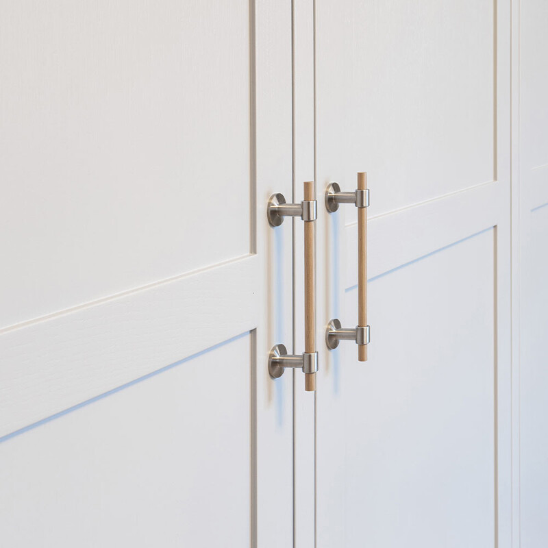 Handtag Uniform - 128mm - Ek/Borstad Rostfritt