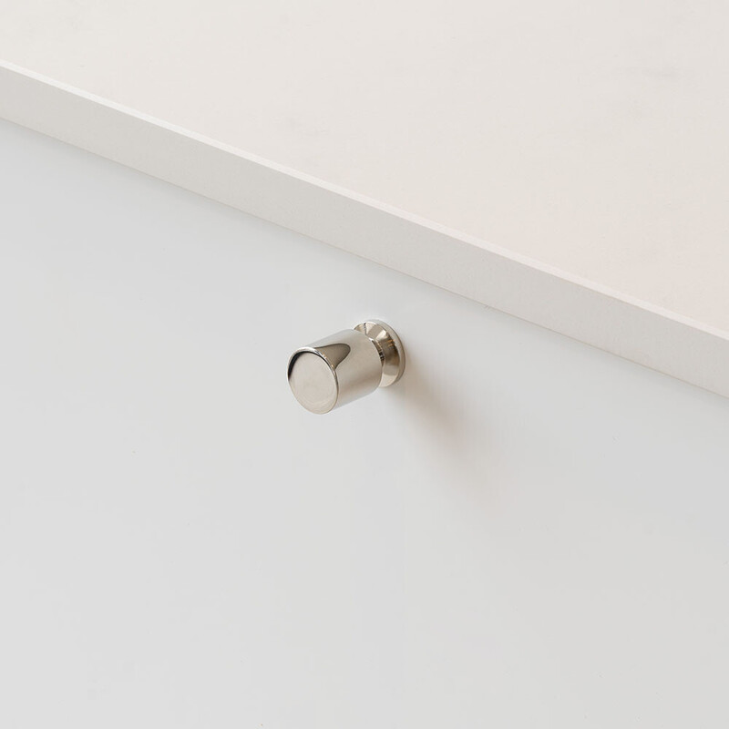 Knopp Solo - 21mm - Förnicklad