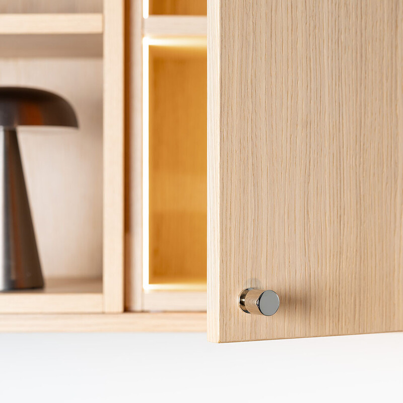 Knopp Solo - 21mm - Förnicklad