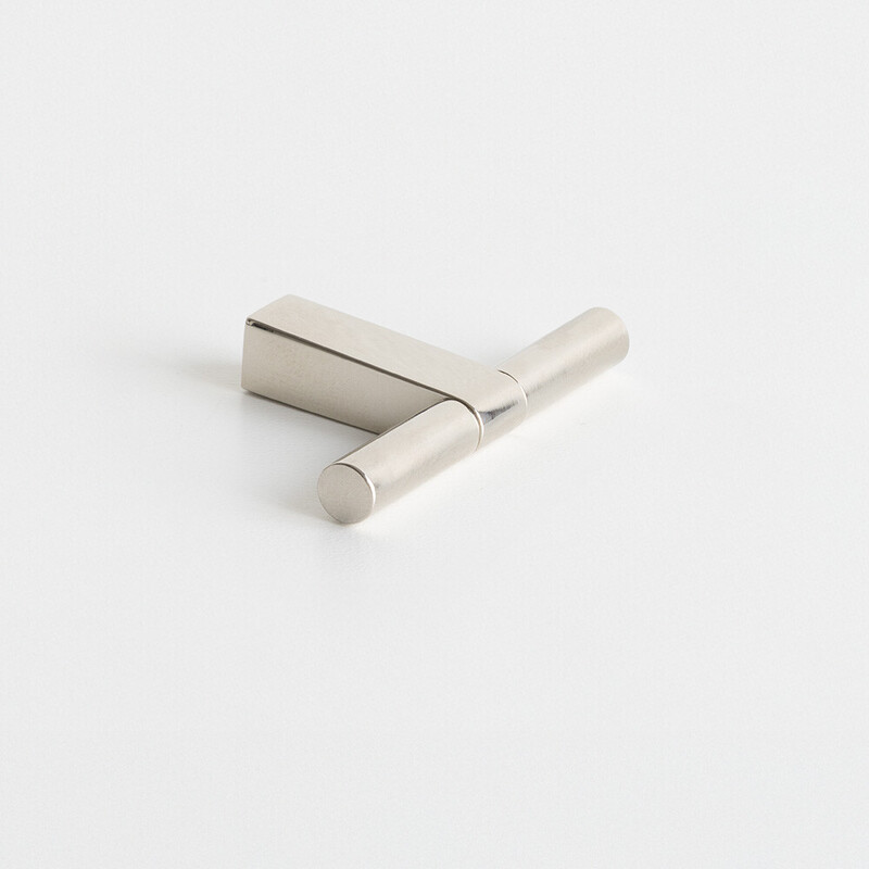 Knopp T Petit - Förnicklad