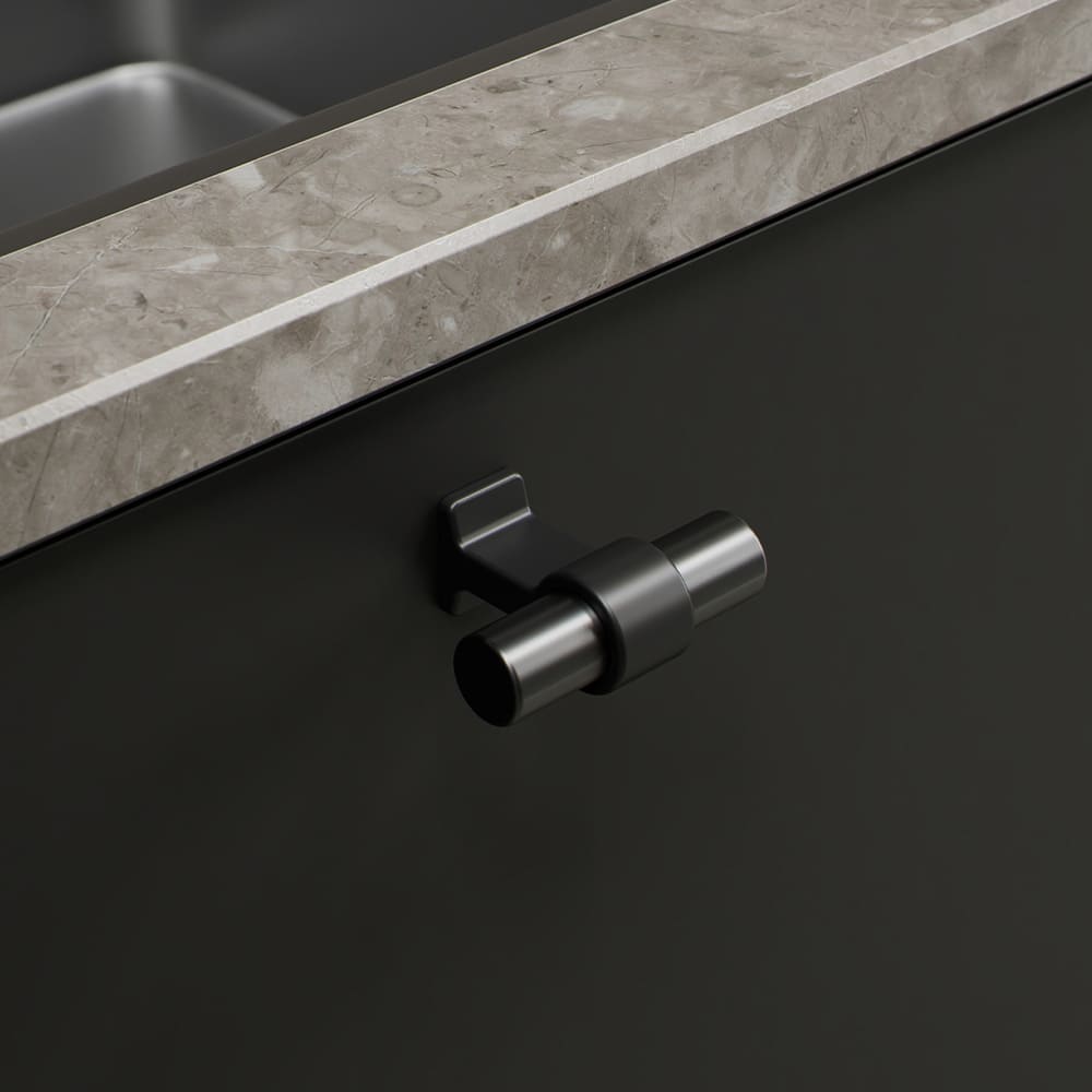 Knopp T Bond - Mattsvart