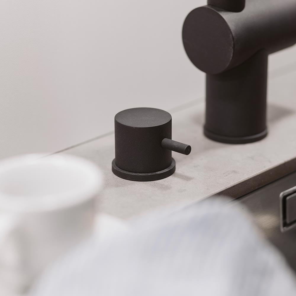 Diskmaskinsavstängning - Silgranit Svart