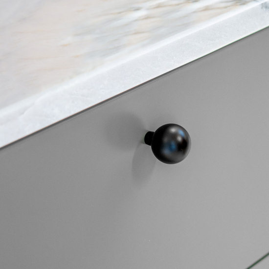 Knopp 8322 - Mattsvart