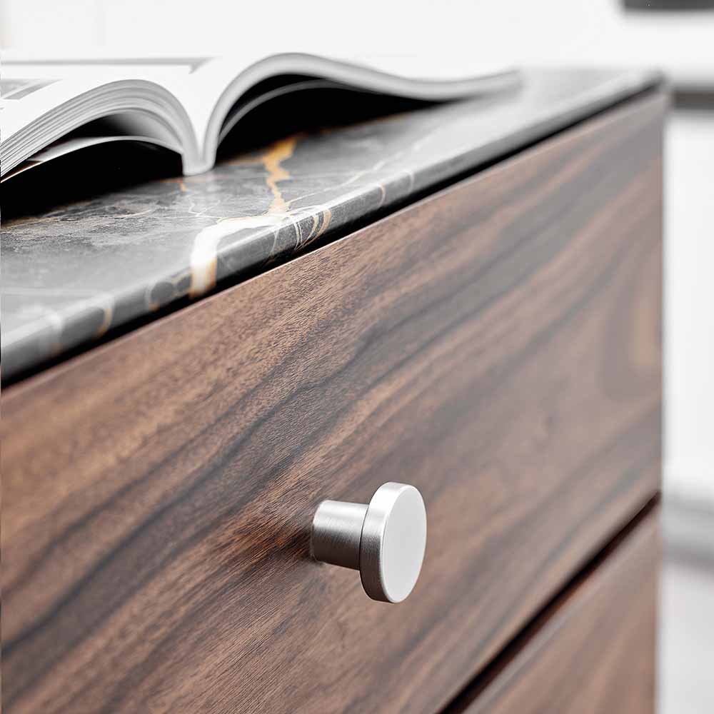 Knopp 2078 - Rostfritt Stål Finish