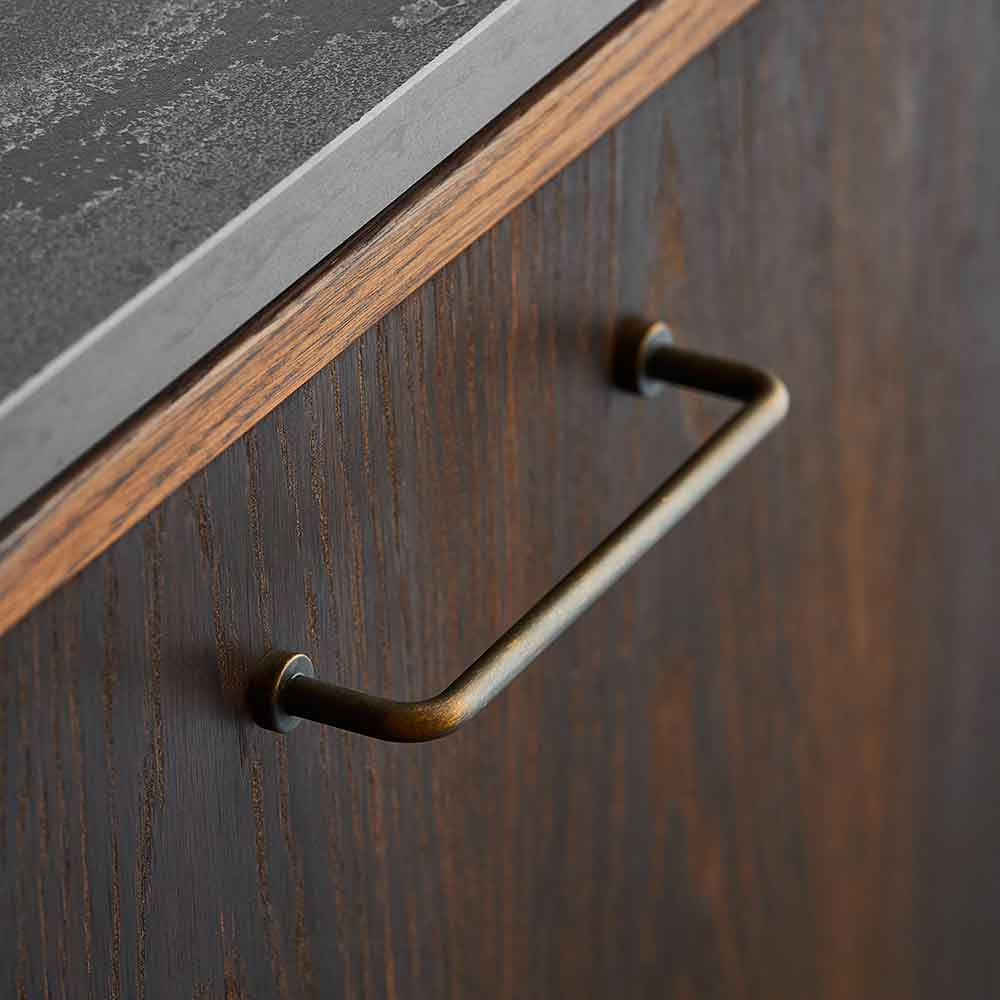 Handtag Lounge - 160mm - Antik Brun