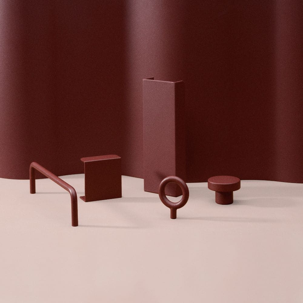 Toniton Thread Handtag - Reddish Brown