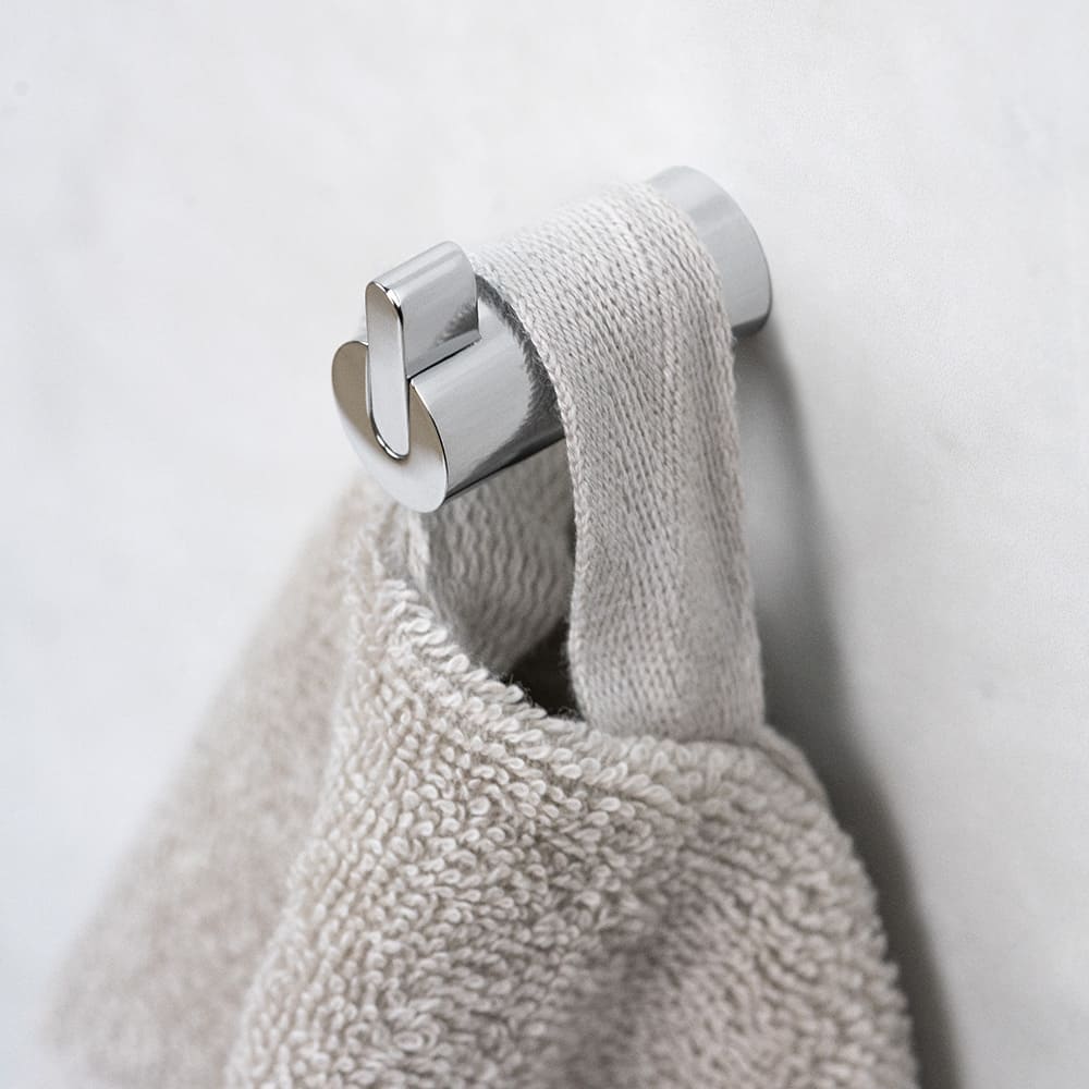 Enkelkrok Flow - Polerad Krom