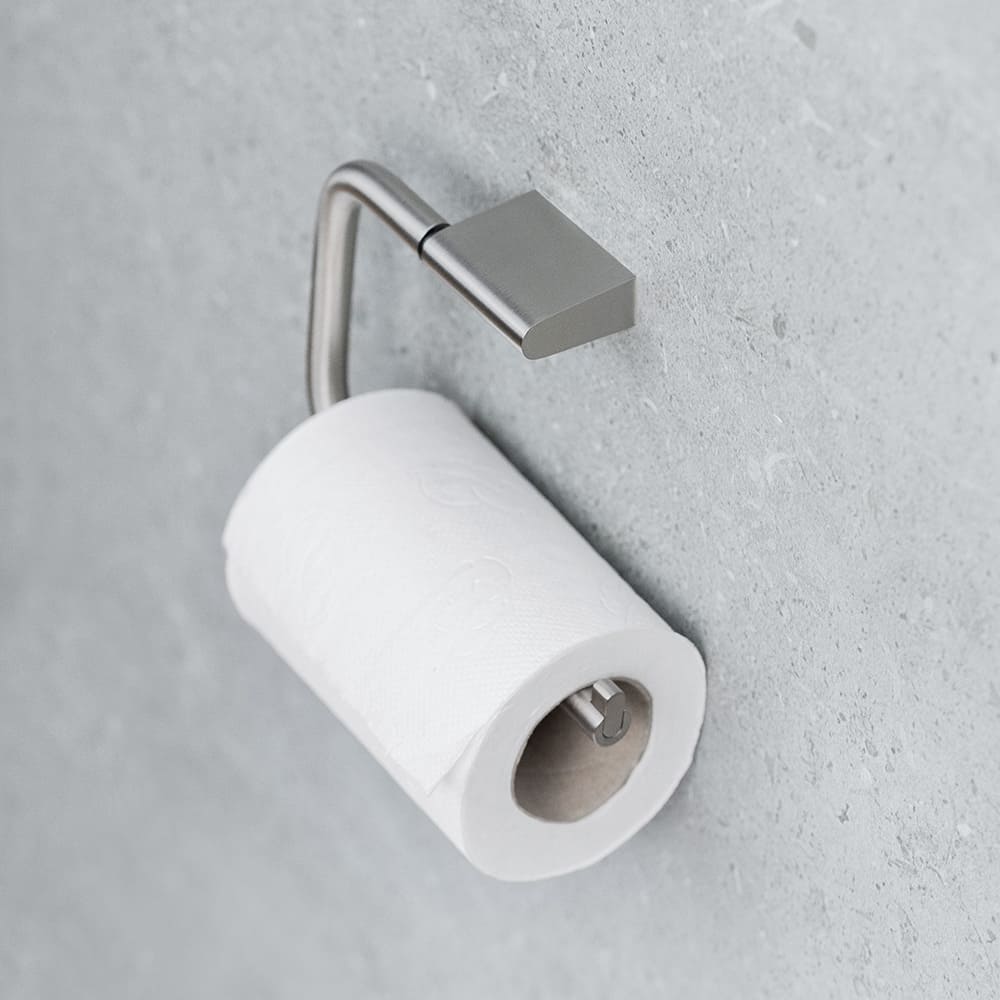 Toalettpappershållare Flow - Borstad Nickel