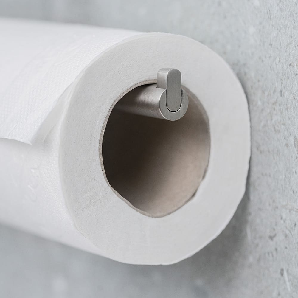 Toalettpappershållare Flow - Borstad Nickel