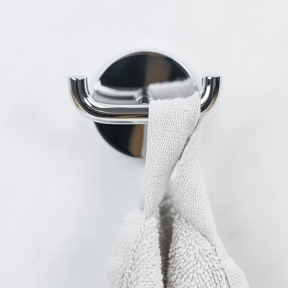 Dubbelkrok Calm - Polerad Krom