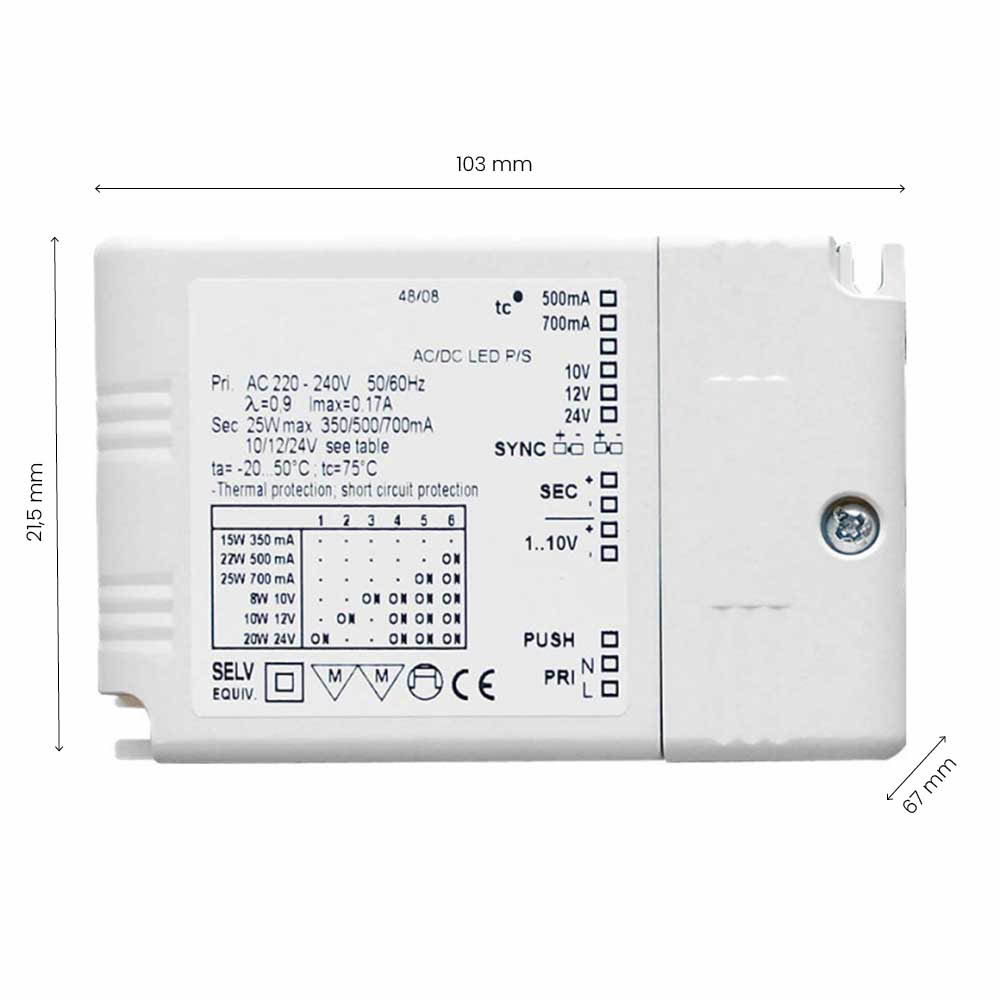 Drivdon Drikon - Dimbar - 350-700mA/12-24V