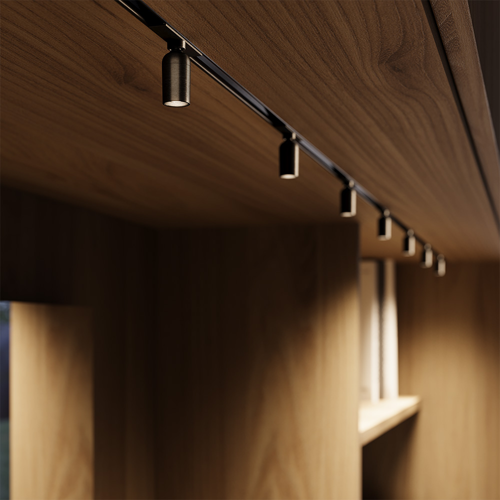 LED-Spot Magy R 24V/1W 2700K - Svart