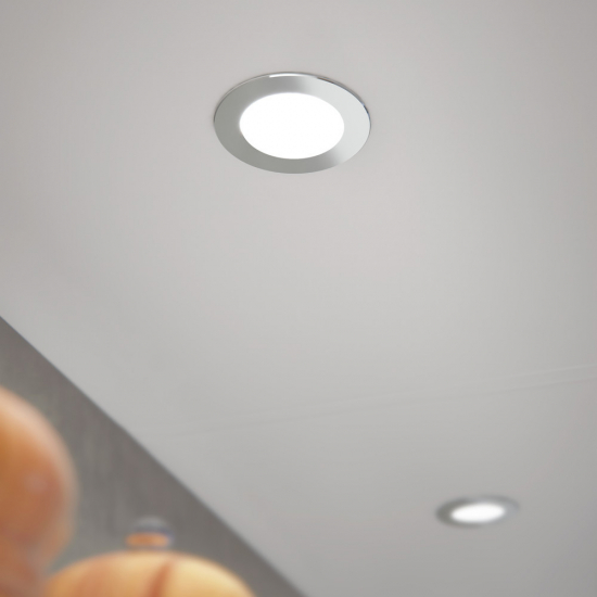 LED-Spot Atom - Rostfri Look 